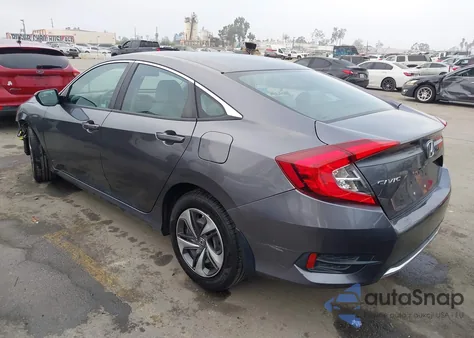 2020 Honda Civic Lx из США, поврежденный, VIN 19XFC2F65LE203552